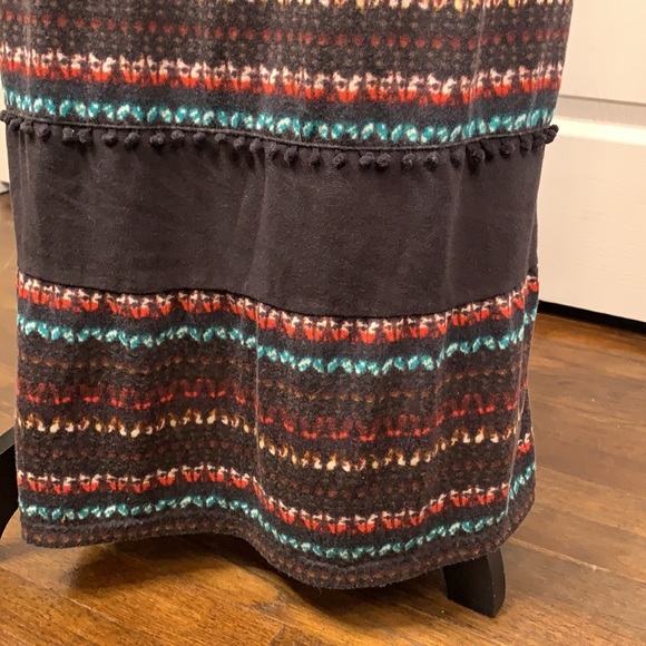 Free People tiered pom pom maxi dress S - Picture 8 of 10